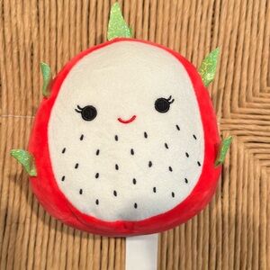Dragon Fruit Sqishmallow- used, EC